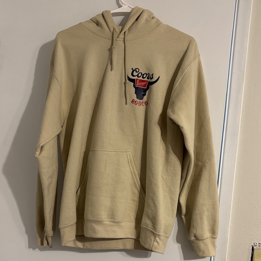 Gildan Tan Hoodie with Rodeo Design